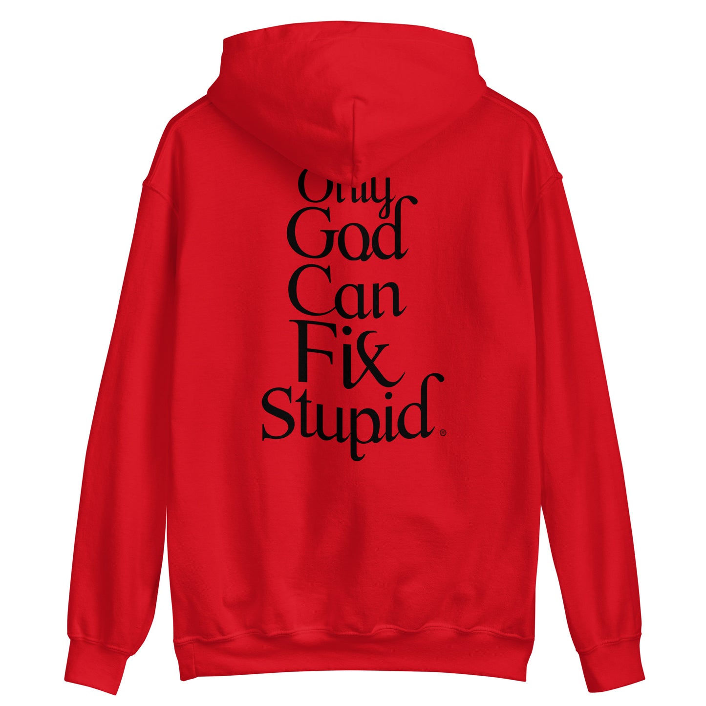 Only God Can Fix Stupid (Black Print)