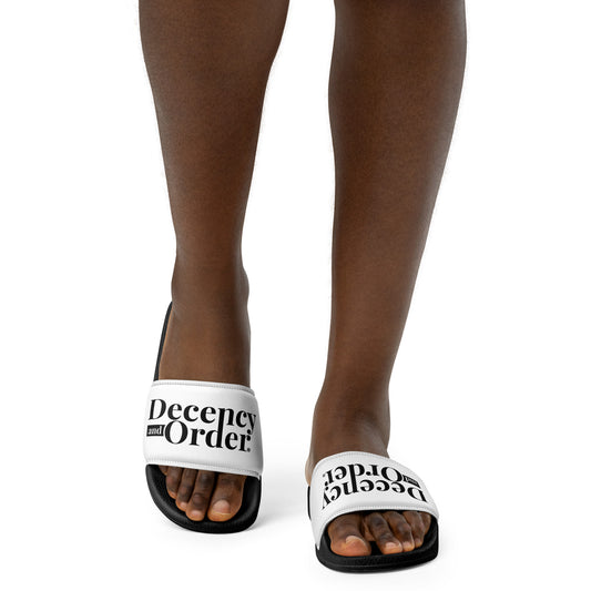 Slides Decency And Order Women's