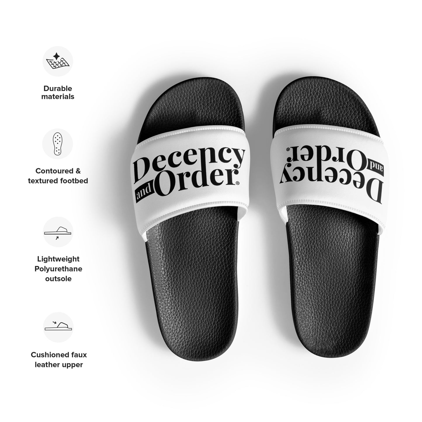 Slides Decency And Order Women's