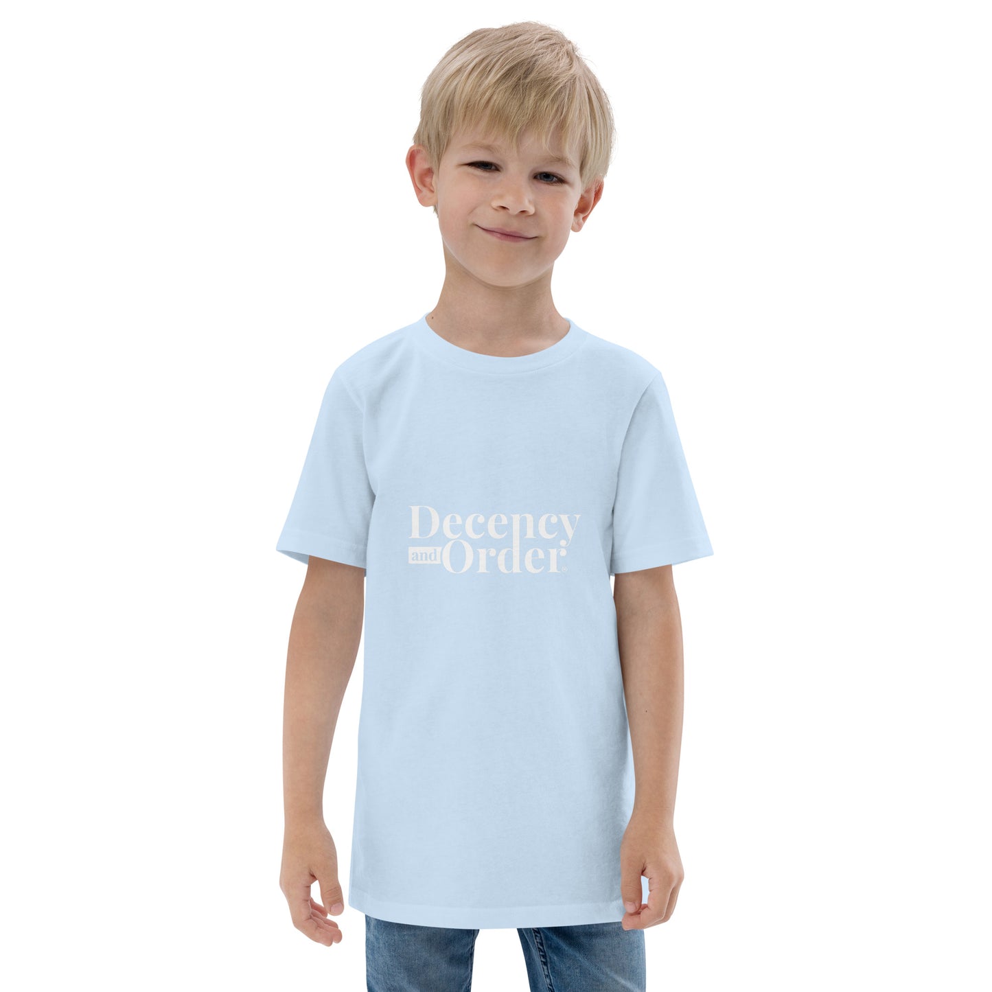 Youth Decency And Order t-shirt (White Print)