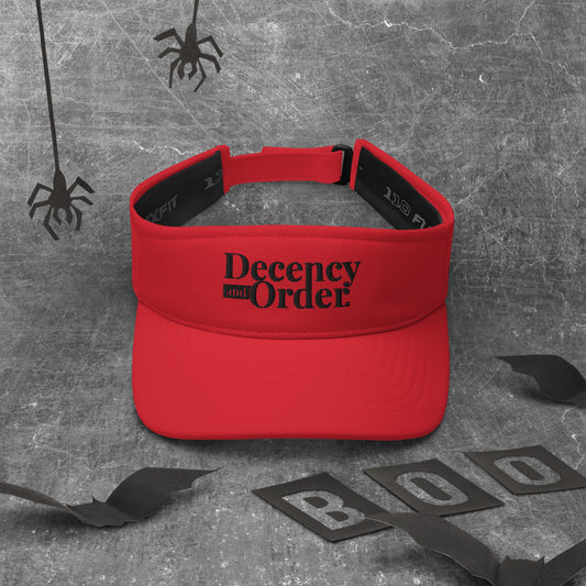 Decency And Order Visor (Black Logo)