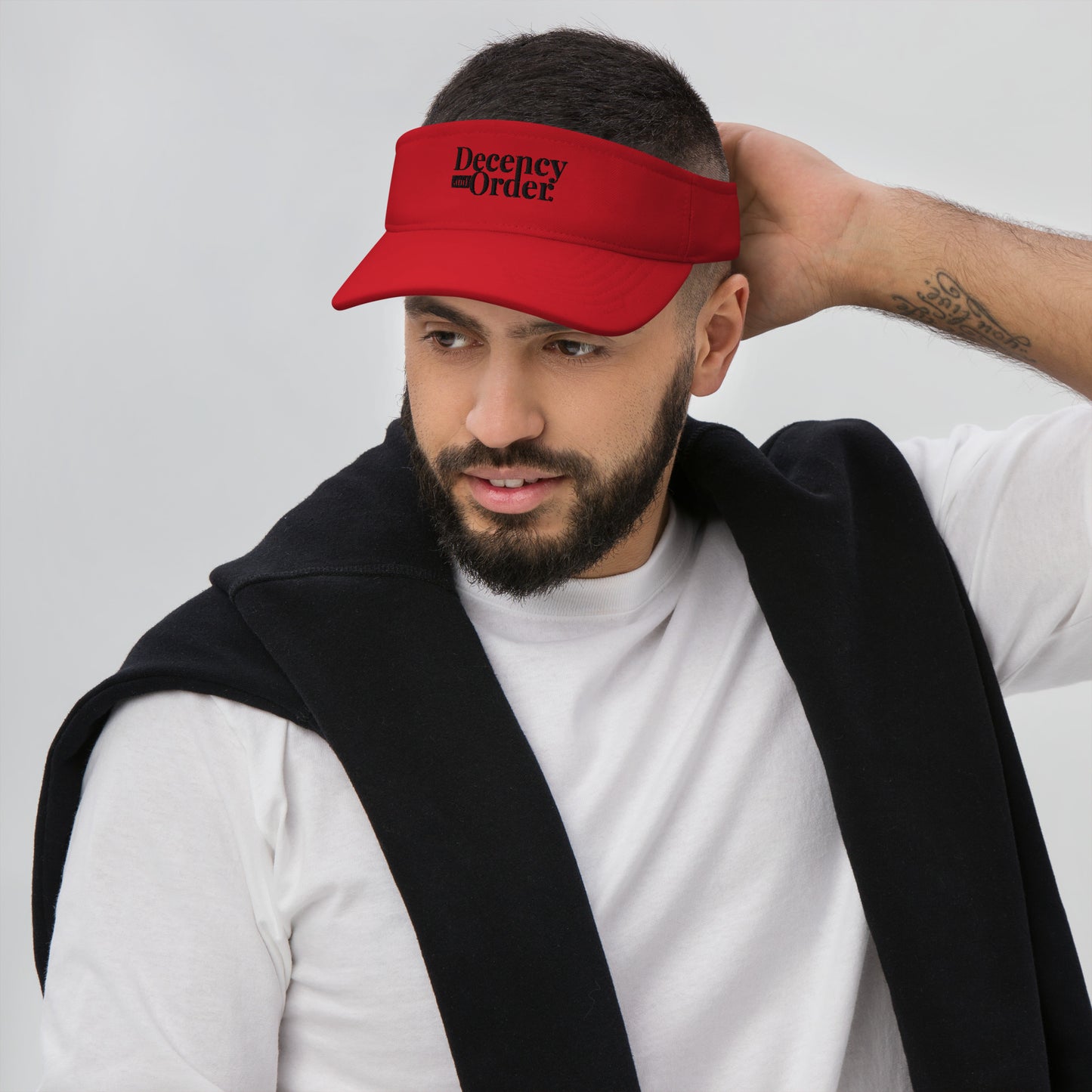 Decency And Order Visor (Black Logo)